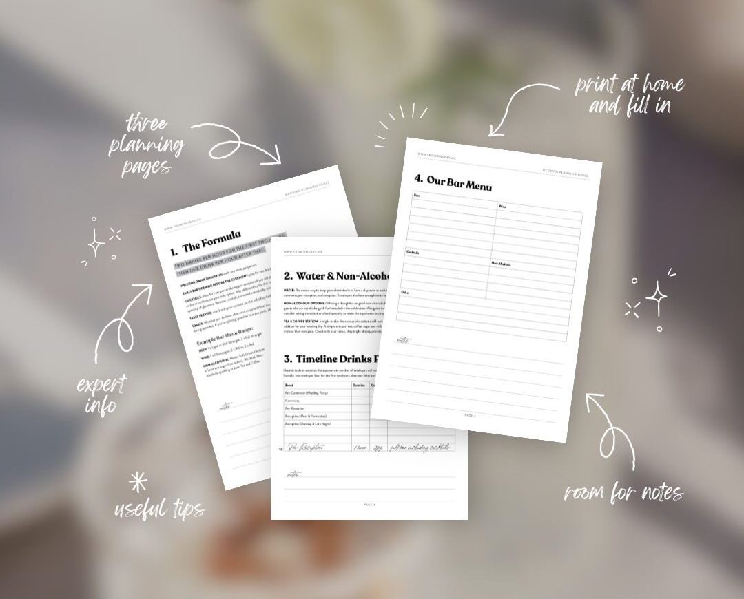 Perfect Bar Menu Mockup